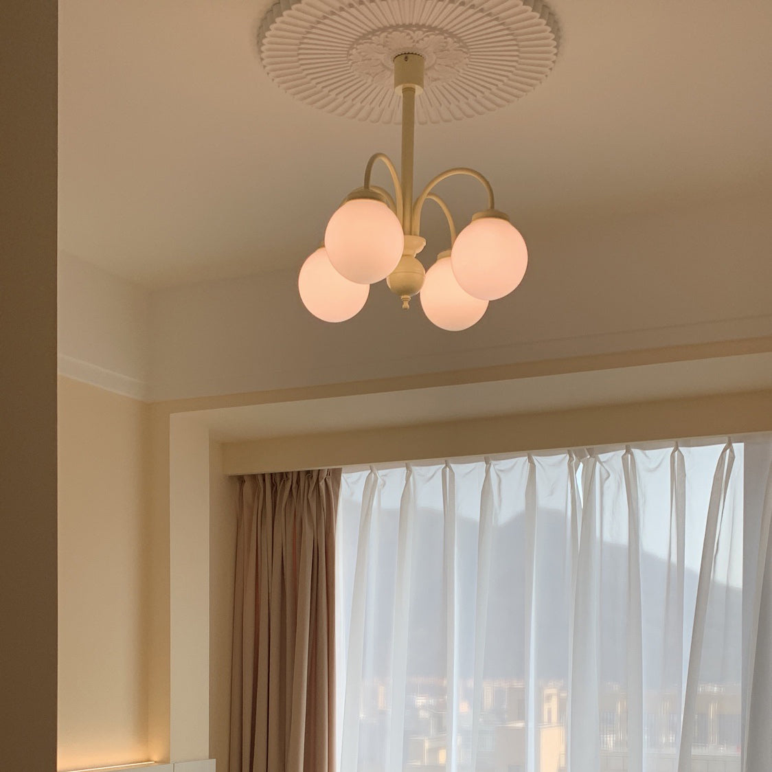 Cream Chandelier