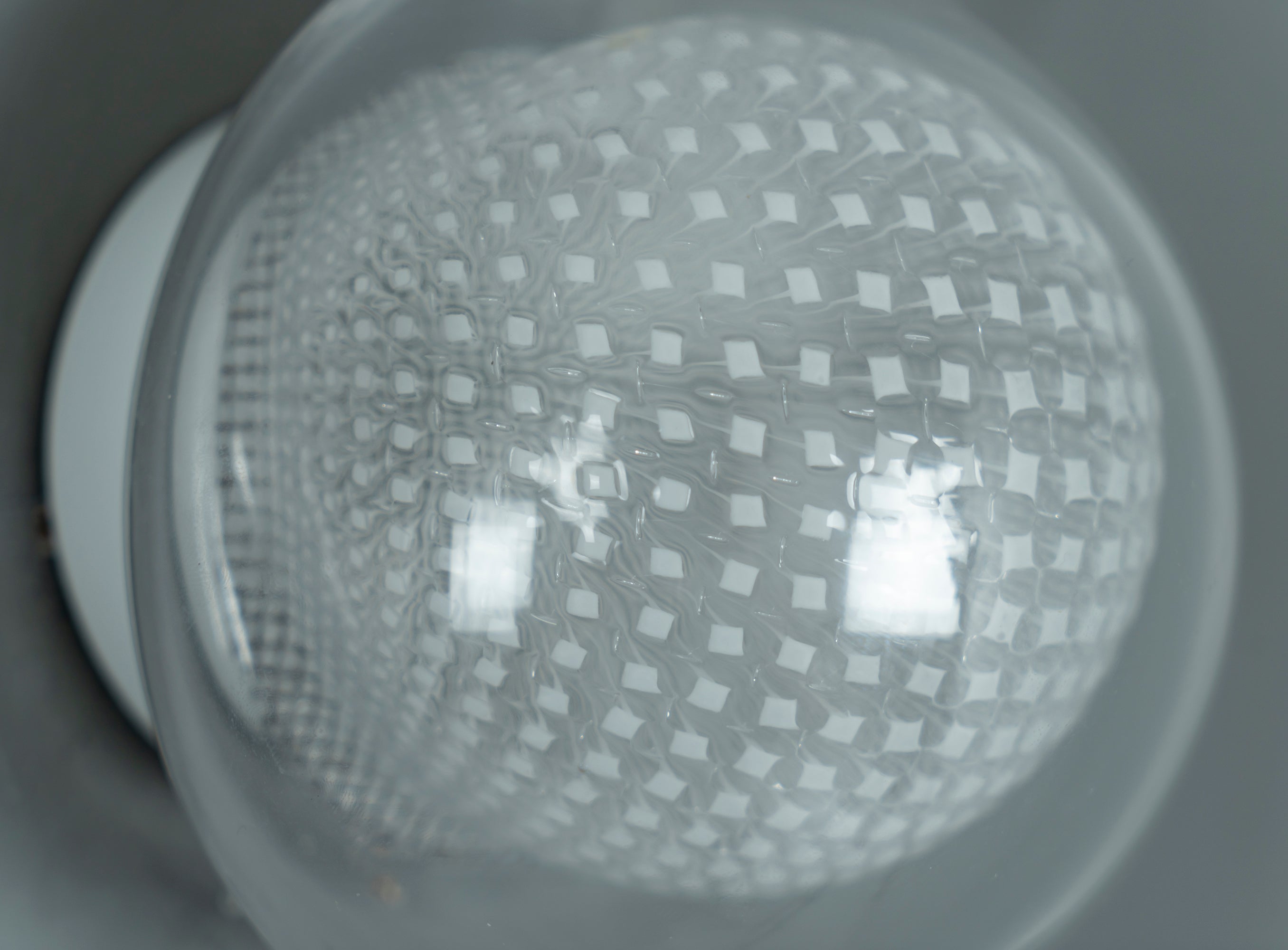 White-Clear Glass Wall Lamp