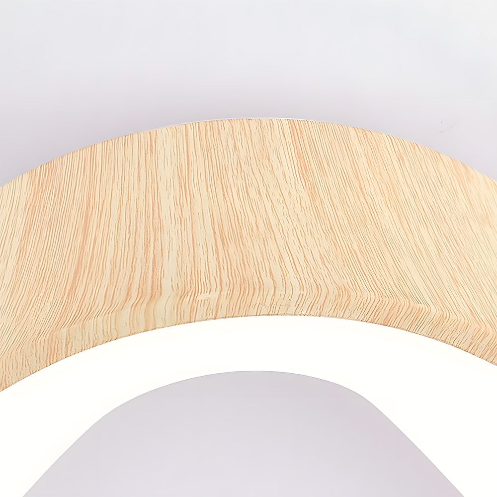 シンプルな鉄製フラッシュマウントLEDシーリングライト