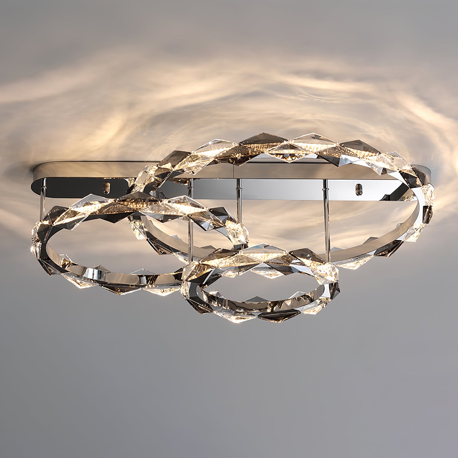 Rhombus Crystal Ceiling Lamp