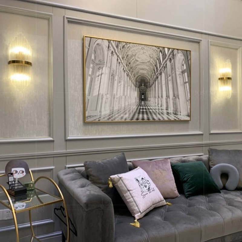 モダンで豪華なクリスタルウォールランプ