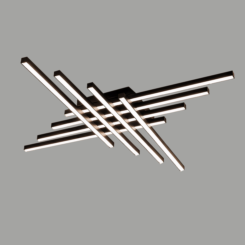 ミニマリストクリエイティブラインLED寝室天井照明