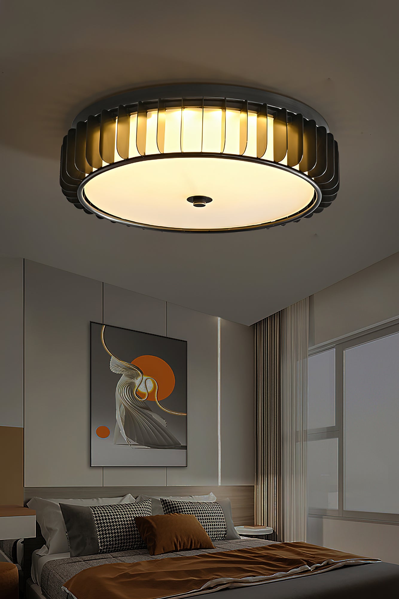 百花天井ランプ