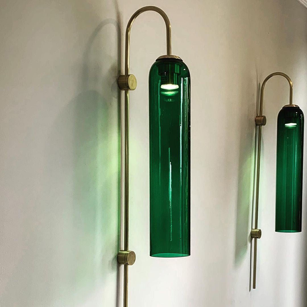 Long Tube Glass Wall Lamp