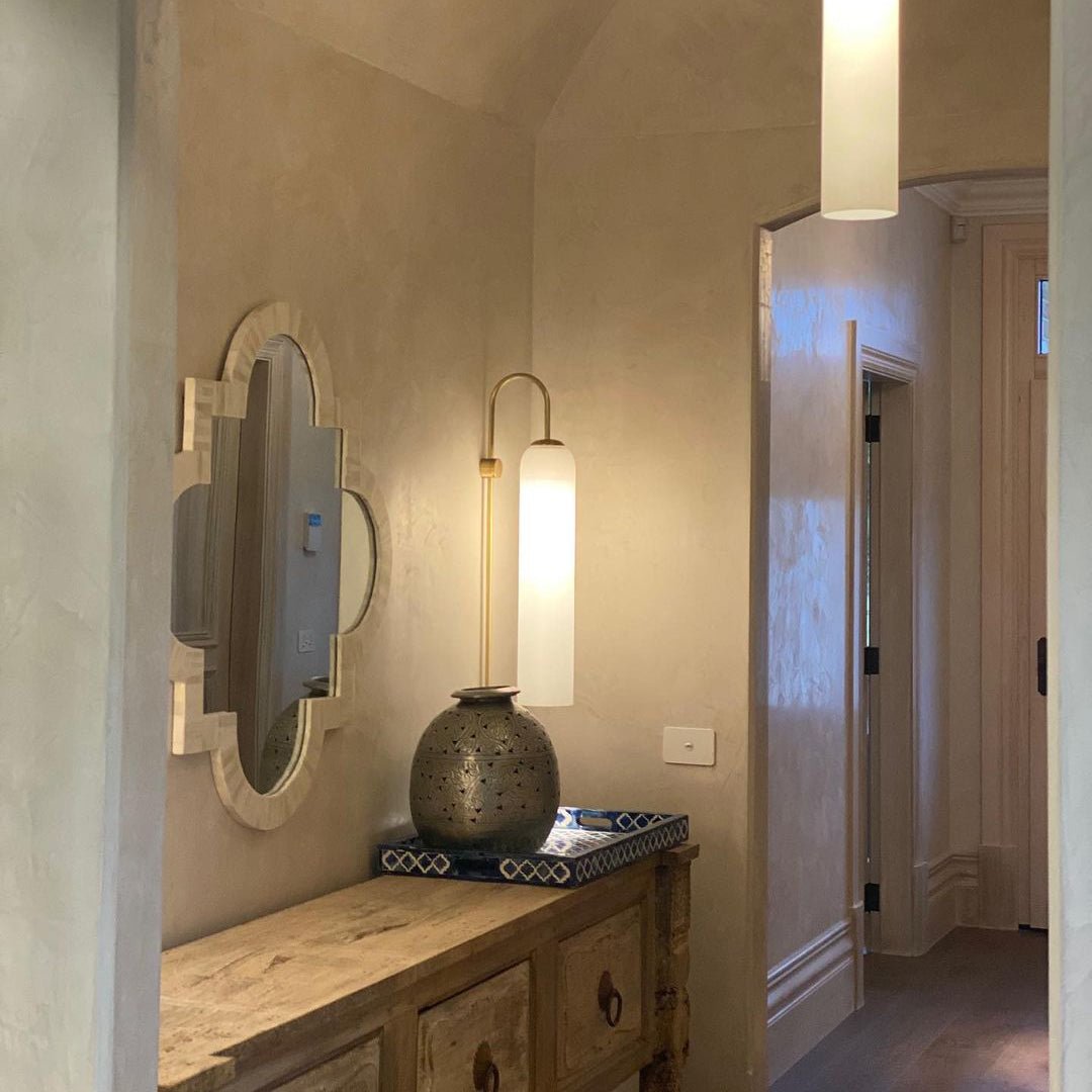 Long Tube Glass Wall Lamp