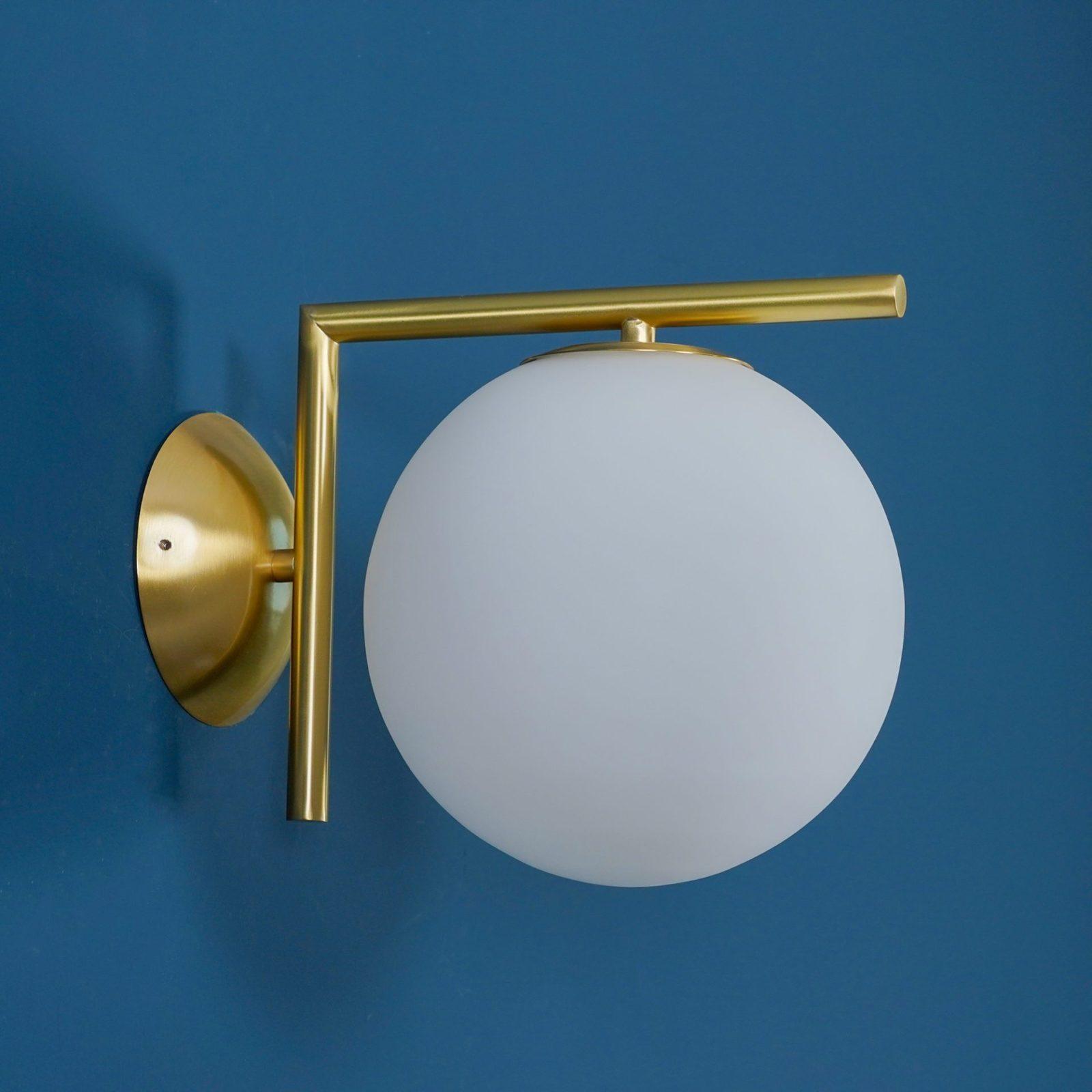 吹きガラス オパール ガラス ウォール ランプ