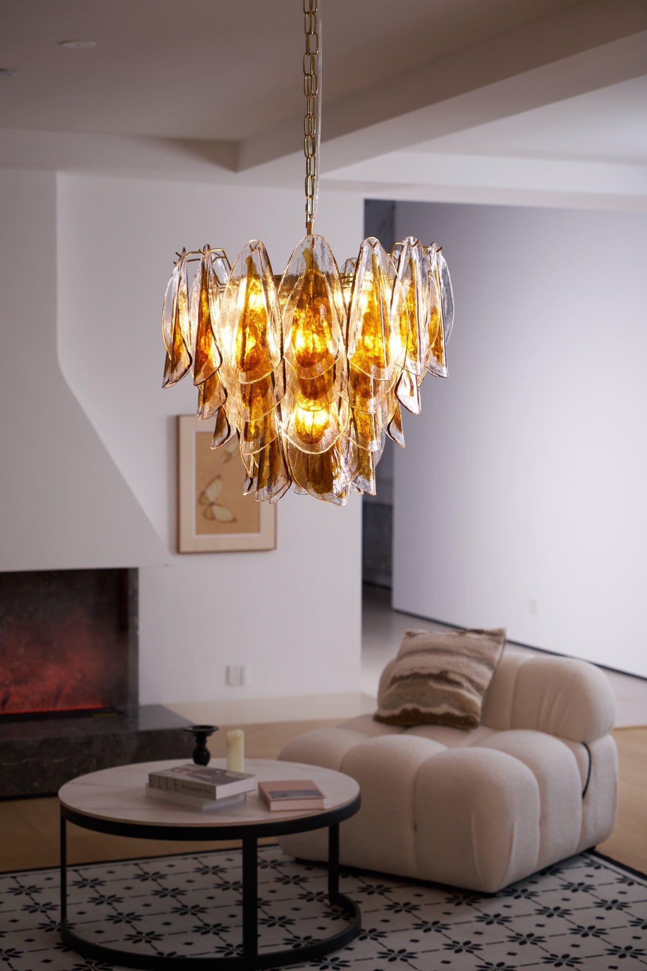 Solviva Glass Chandelier