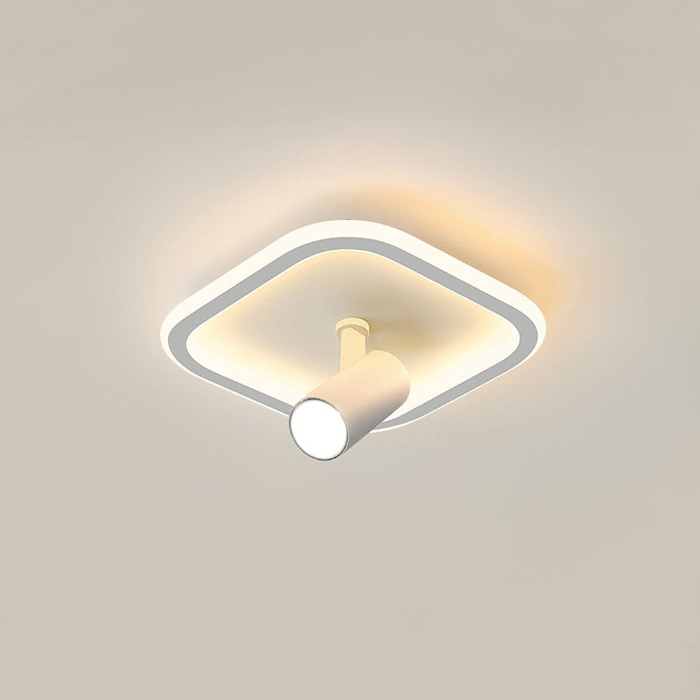 円形および正方形のLED天井トラック照明器具