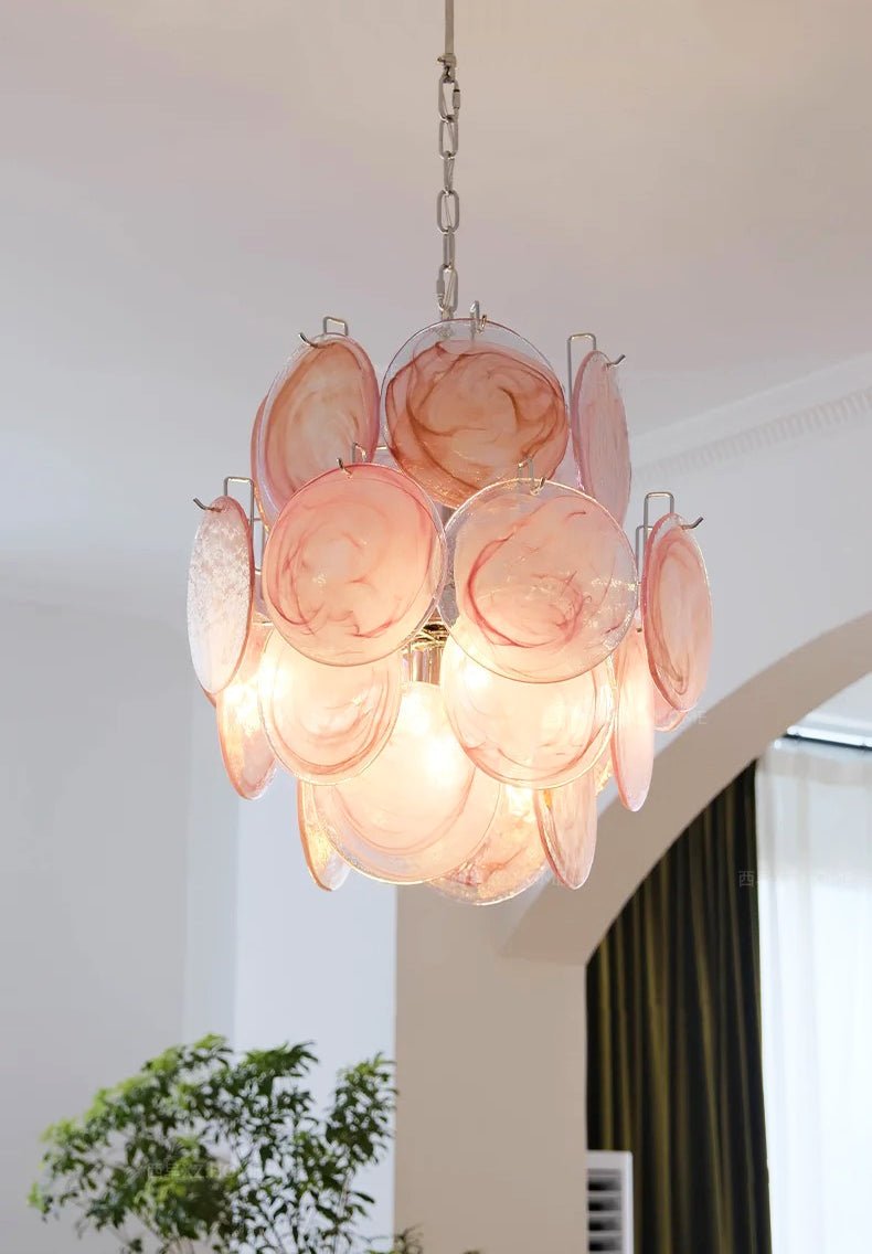 Loire Valley Glass Chandelier