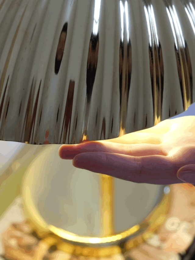 真鍮シェルテーブルランプ