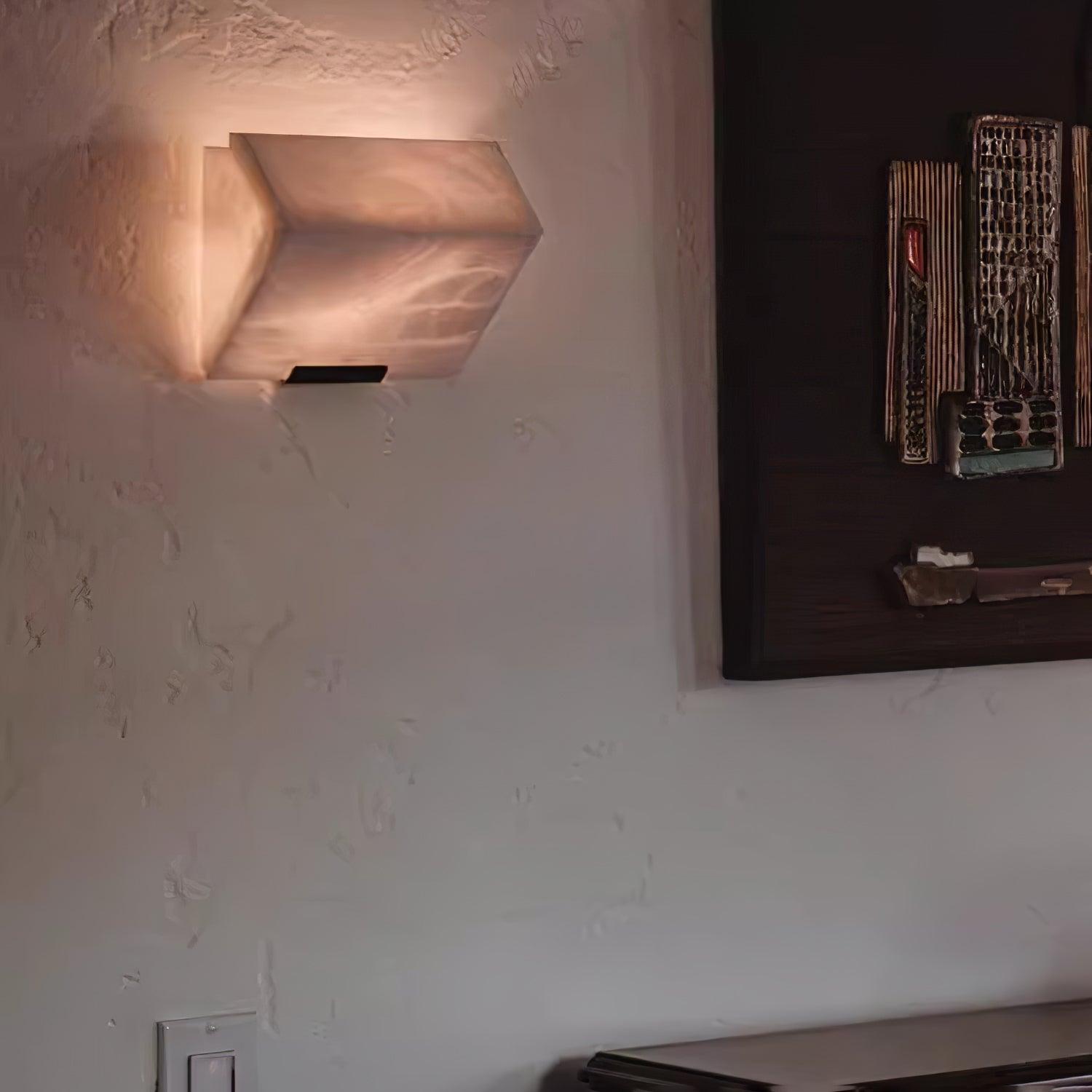 アラバスター階段ウォールランプ