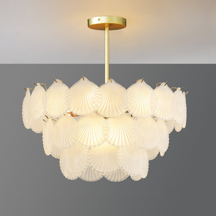 Shell Glass chandelier