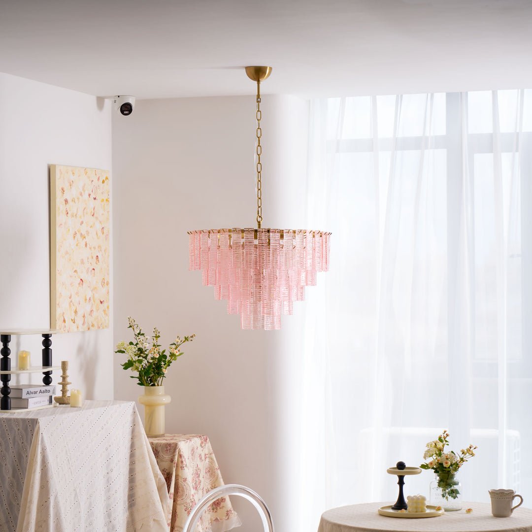 Opalora Pink Chandelier