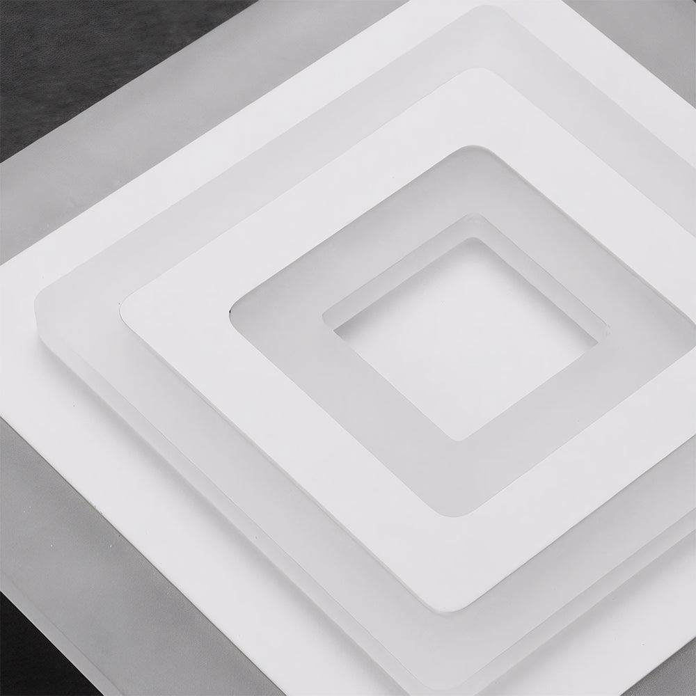 モダンミニマリズムスクエアLEDフラットマウントシーリングライト