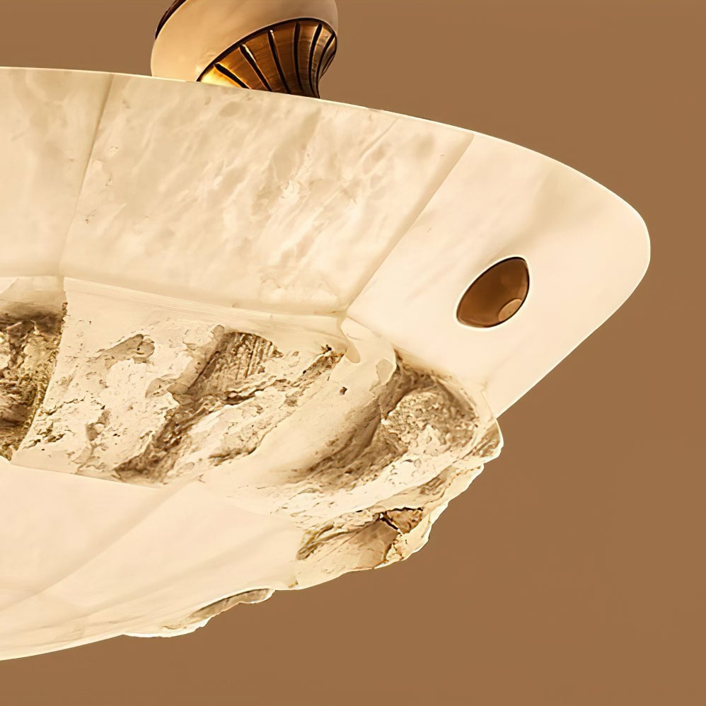 パッチワークボウル天井ランプ