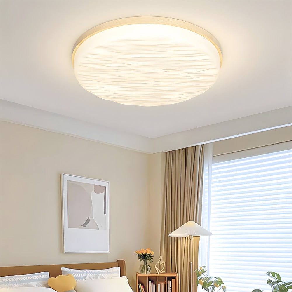 モダンな鉄製寝室用LEDフラッシュシーリングライト