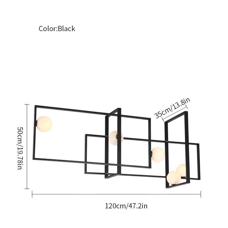 Mondrian Glass Ceiling Light