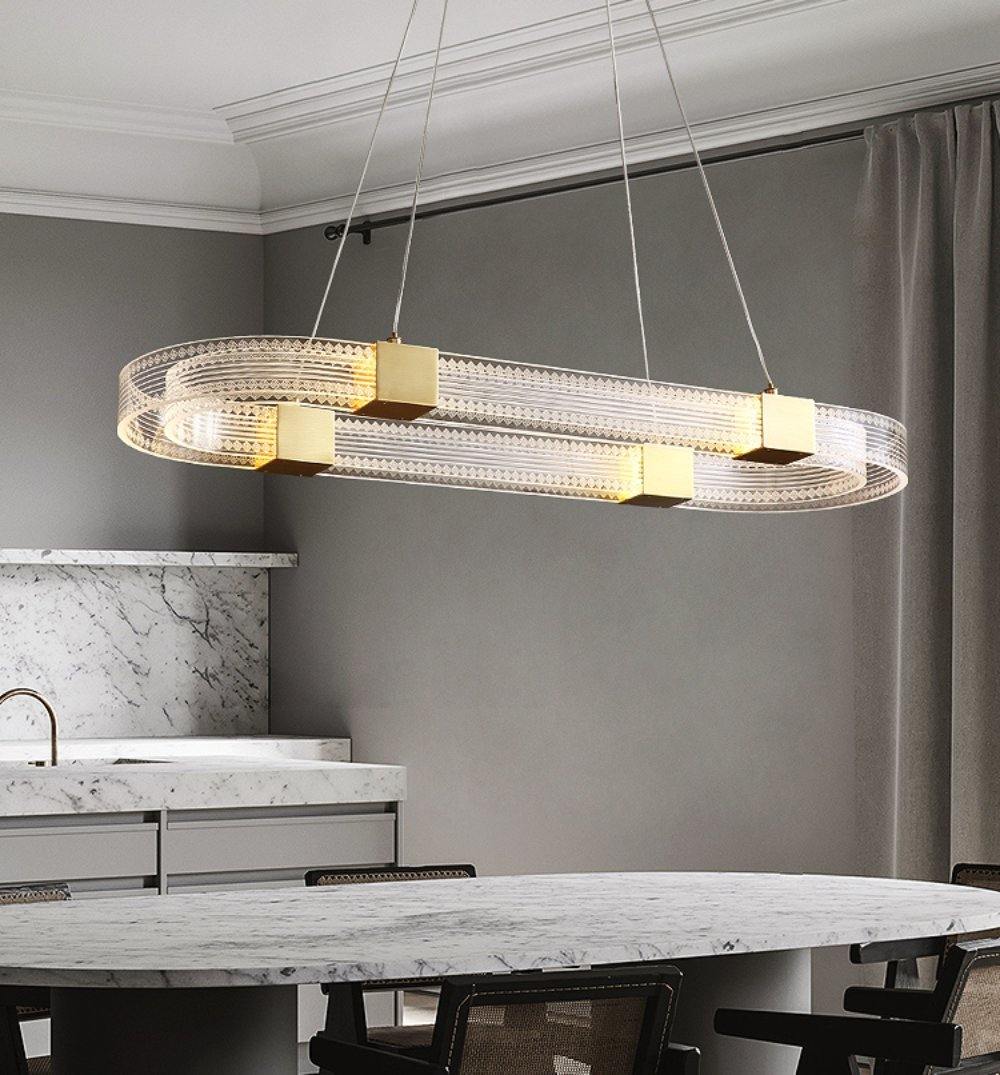 パラレルリングLEDシャンデリア