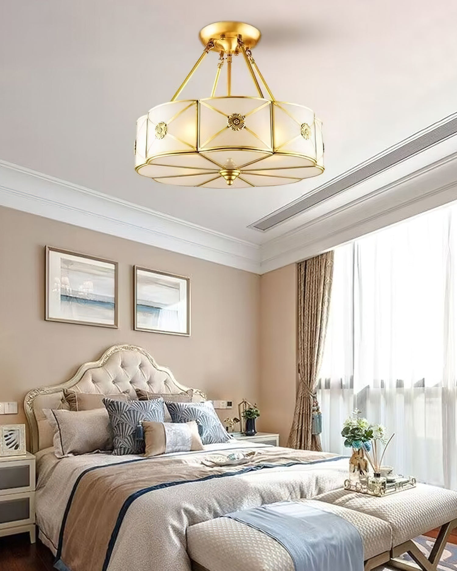 ルマリンガラスシーリングライト