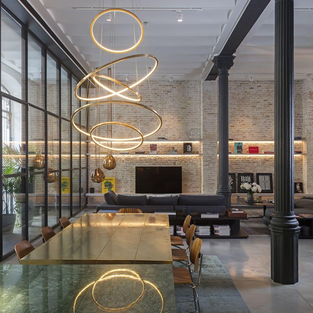 Lohja Gold Chandelier