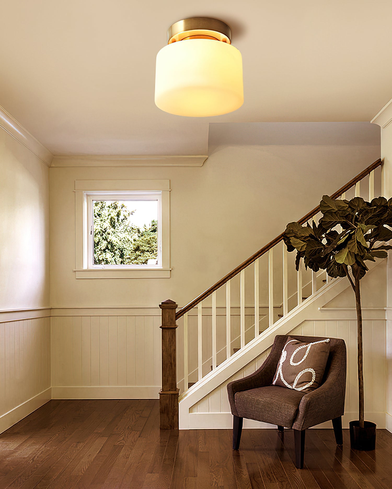 Tatum Glass Ceiling Light