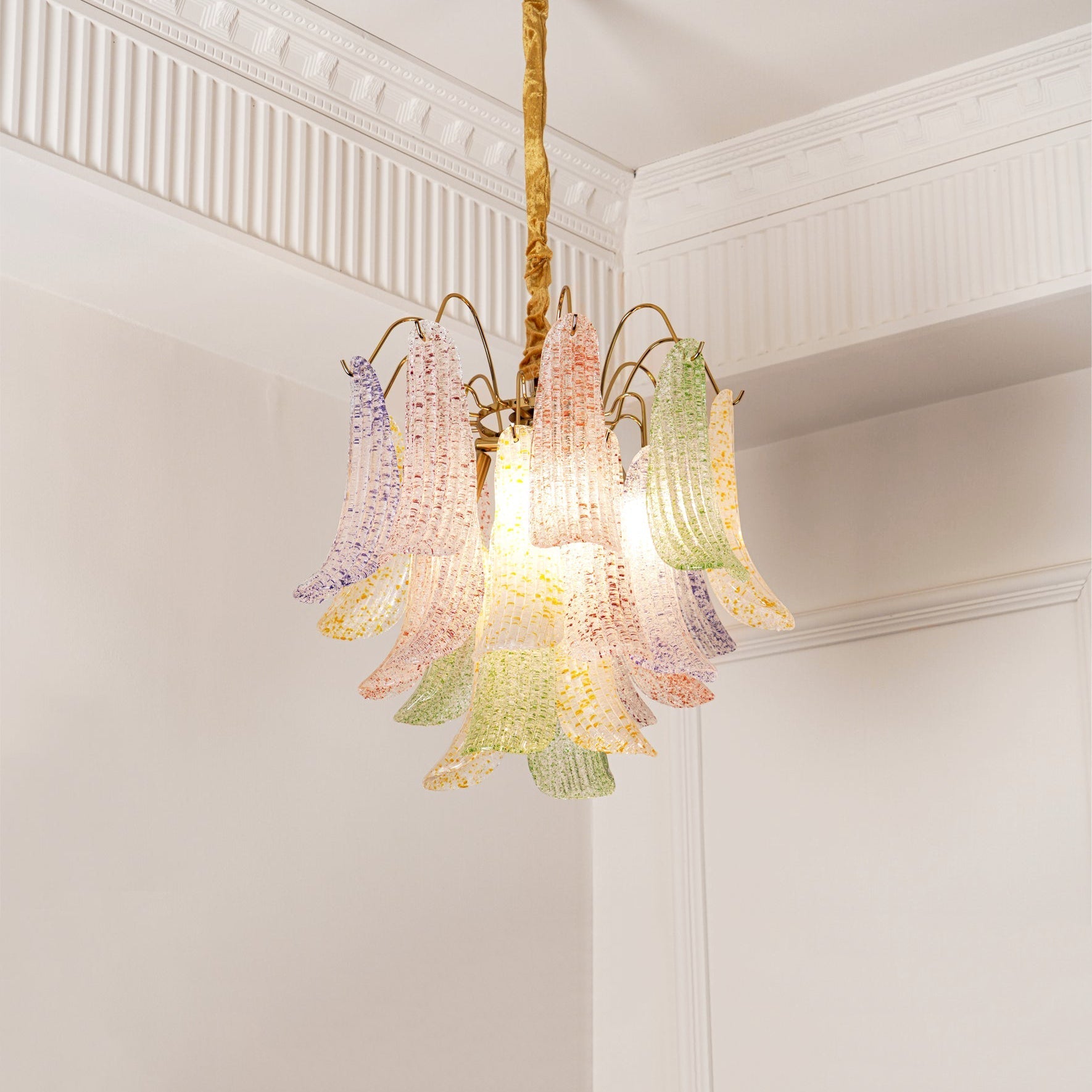 Venini Glass Chandelier