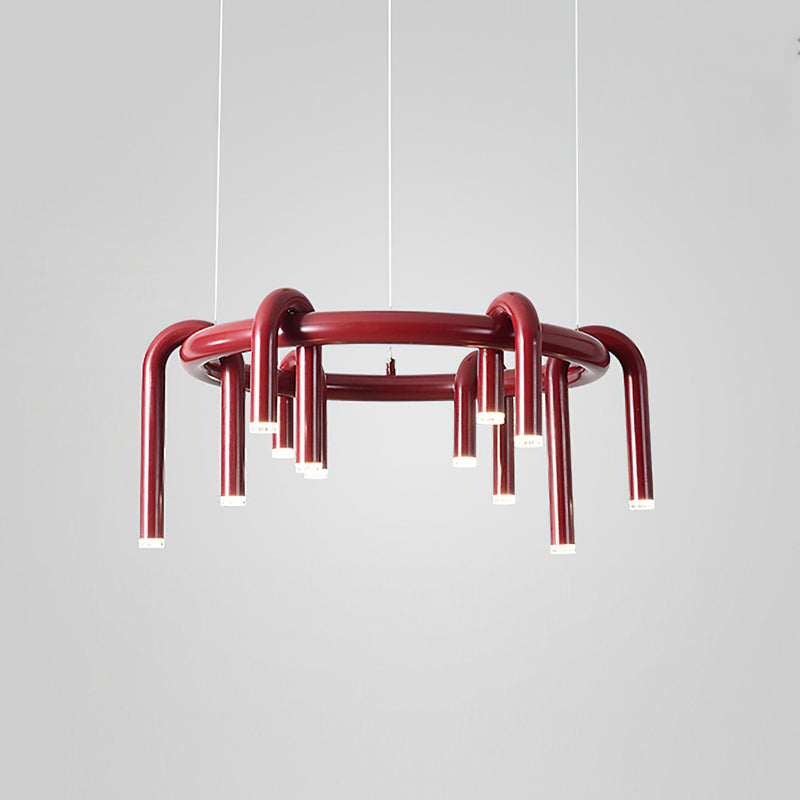 U字型錬鉄シャンデリア