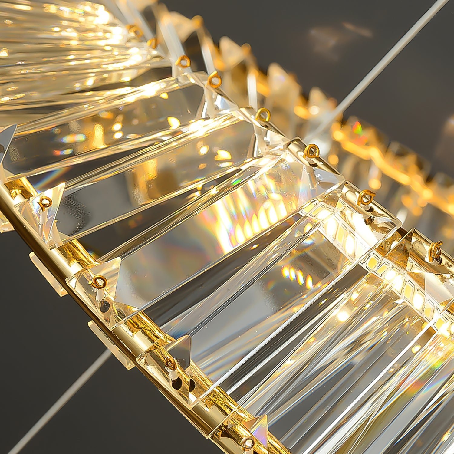 Ous クリスタル リング シャンデリア