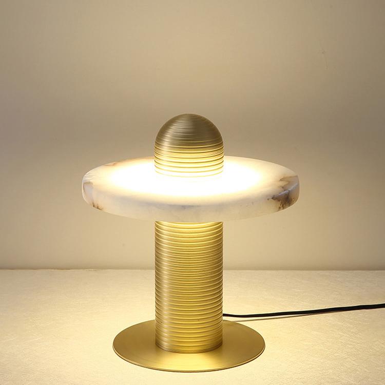 Alabaster Planes Table Lamp