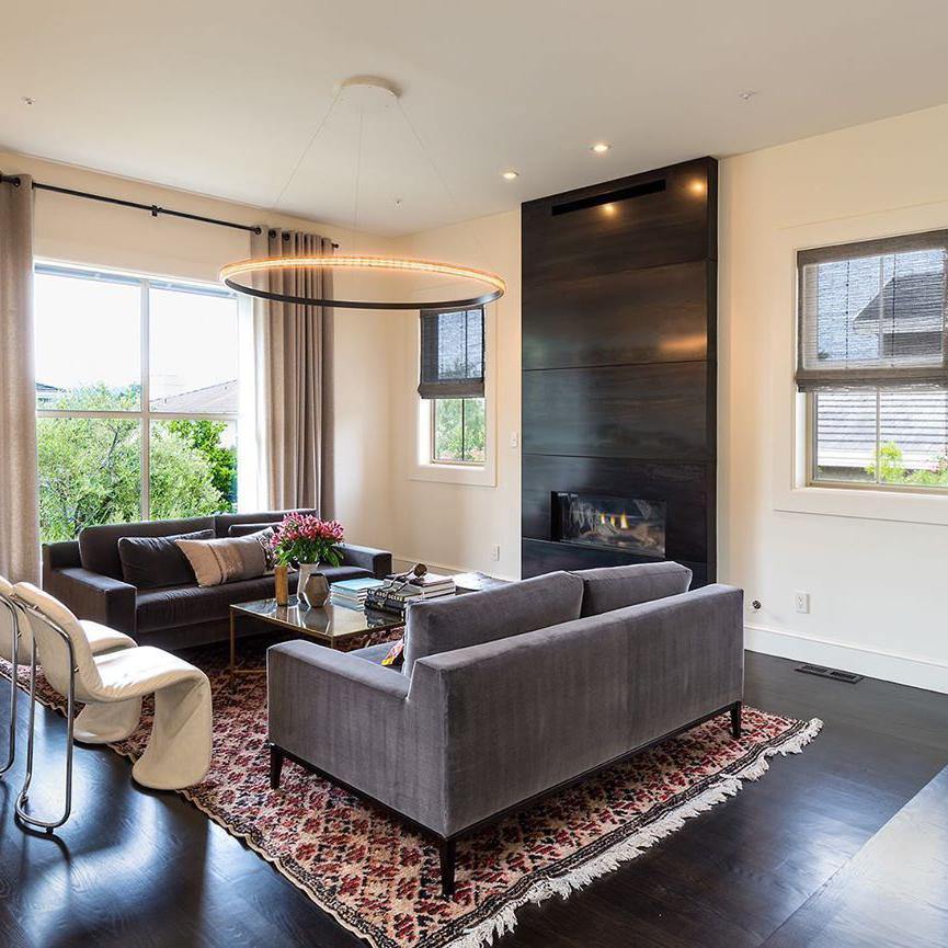 Ring Art Stairwell Chandelier