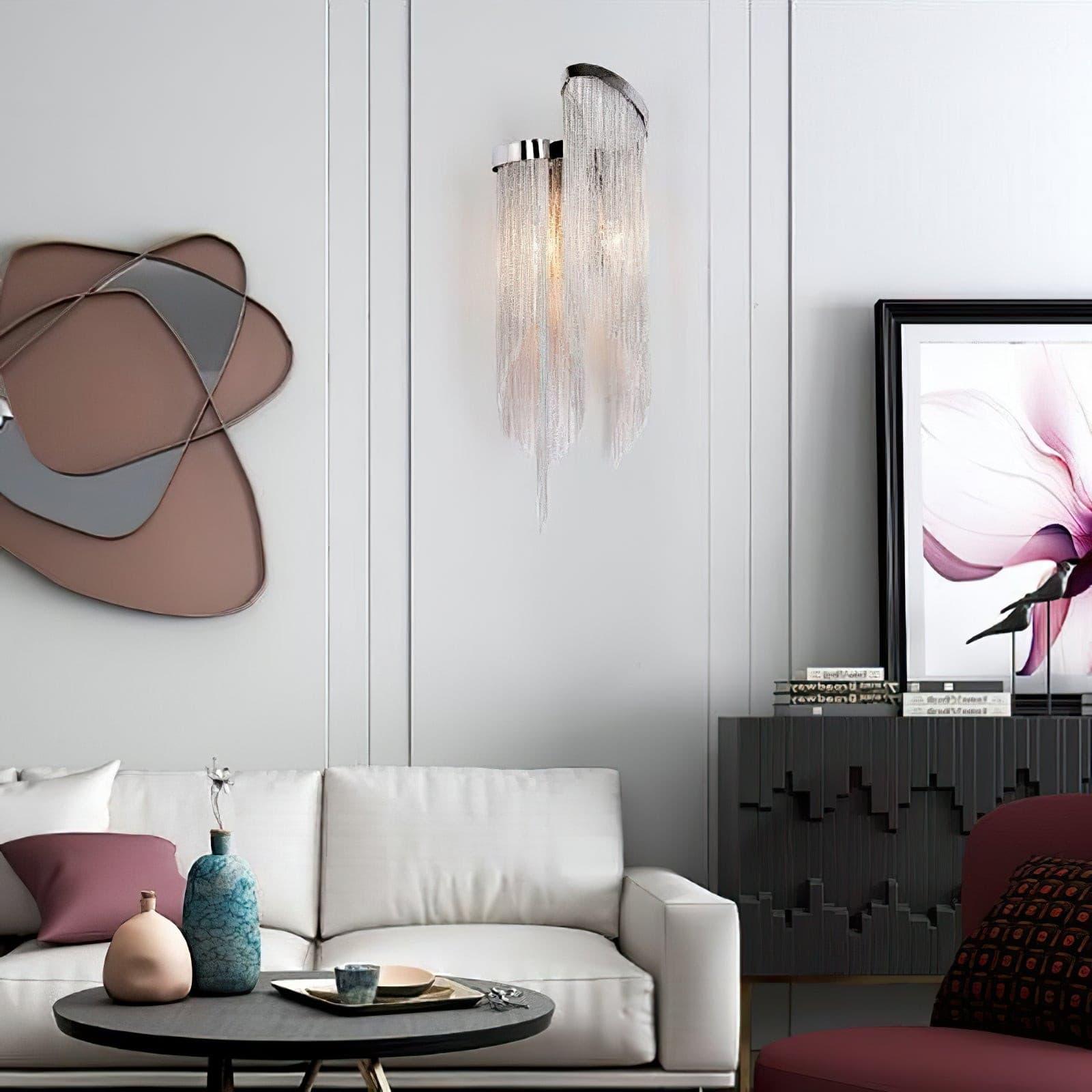 チェーンタッセルウォールランプ