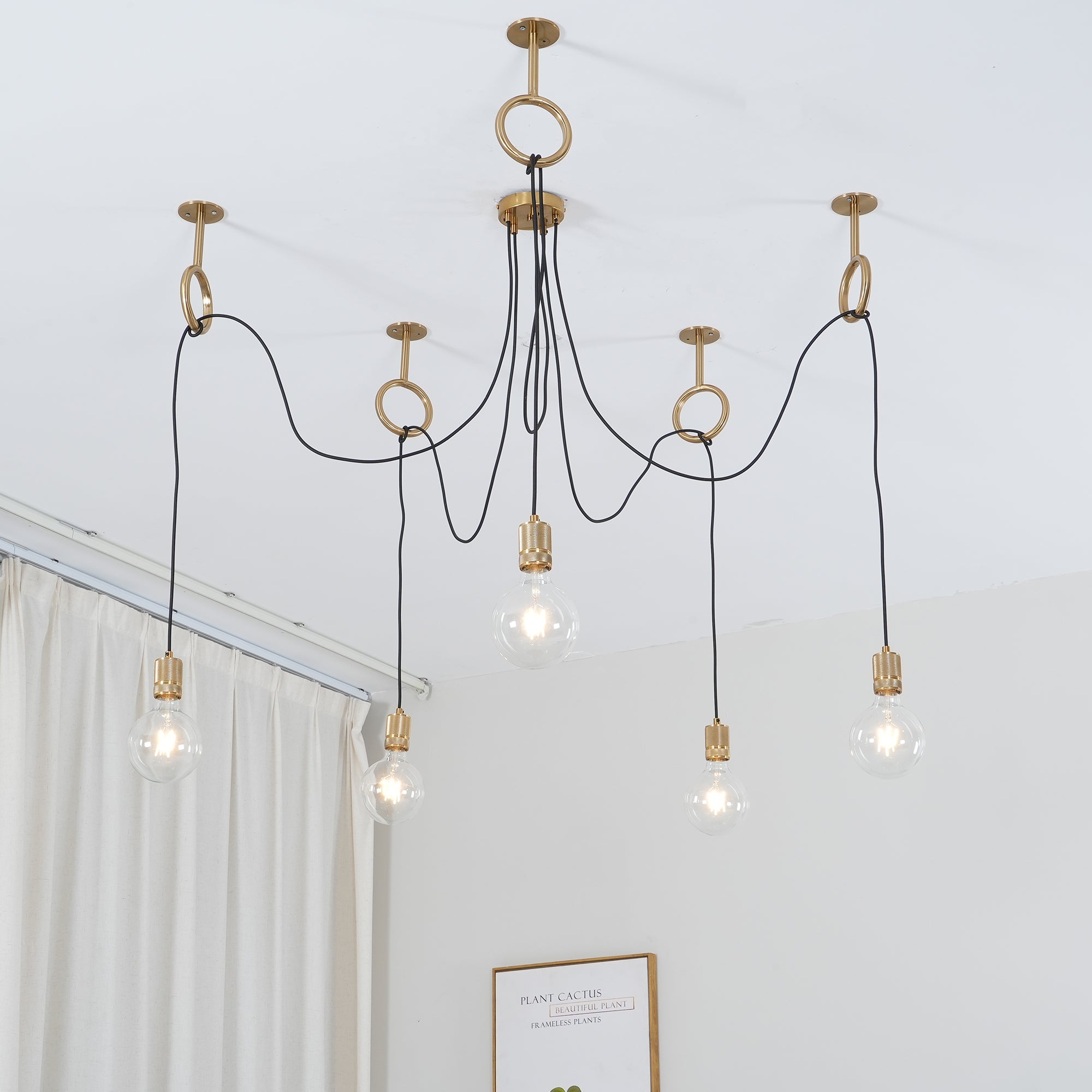 Industrial Spider Chandelier