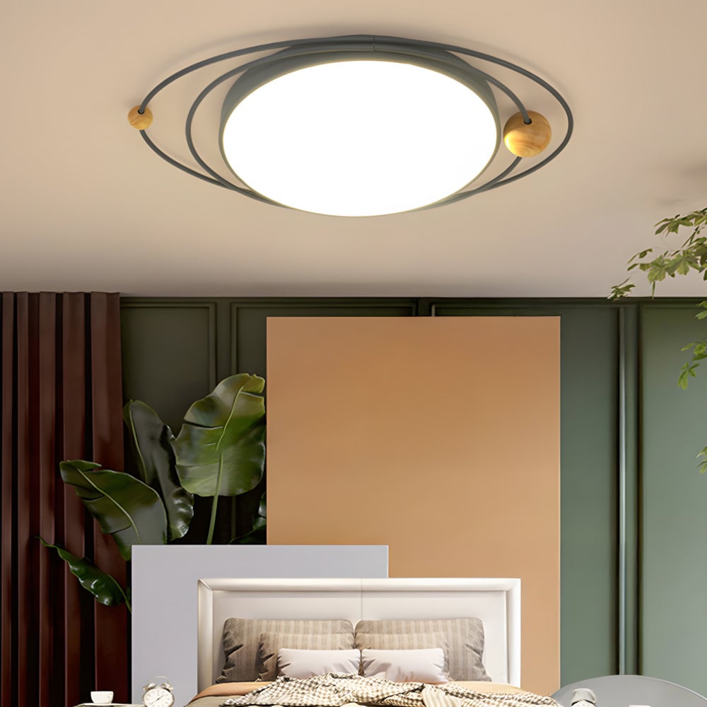 リビングルームと寝室に最適なモダンなフラッシュシーリングライト