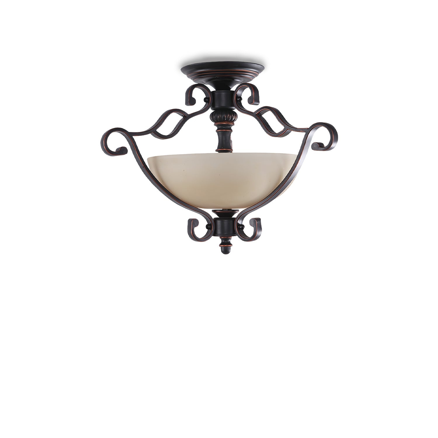 レトロポーチアイアンシーリングランプ