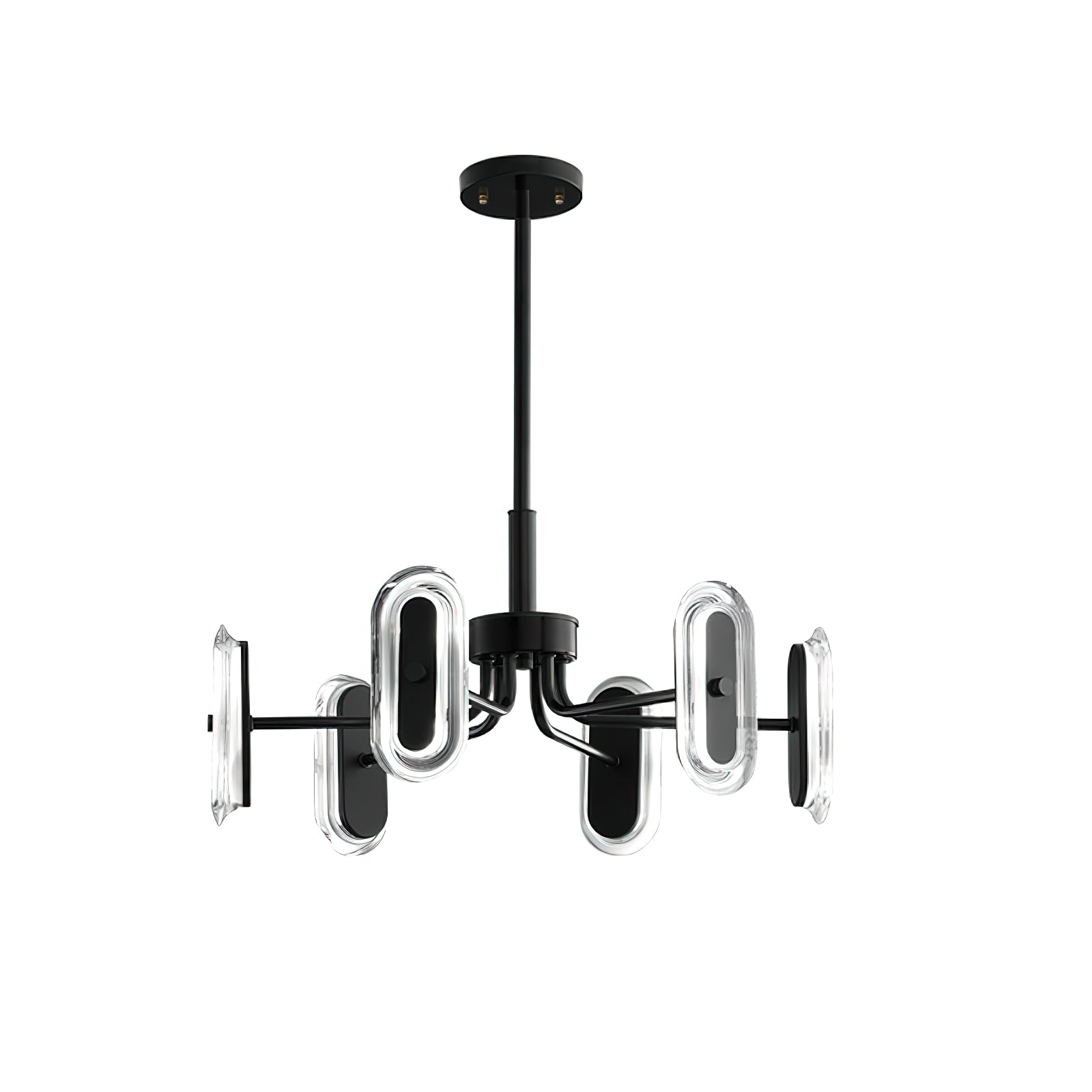 ミニマリストな銅製リビングルームシャンデリア