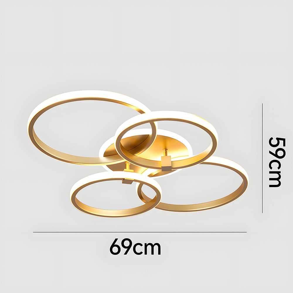 マルチヘッドリビングルームLEDシーリングライト