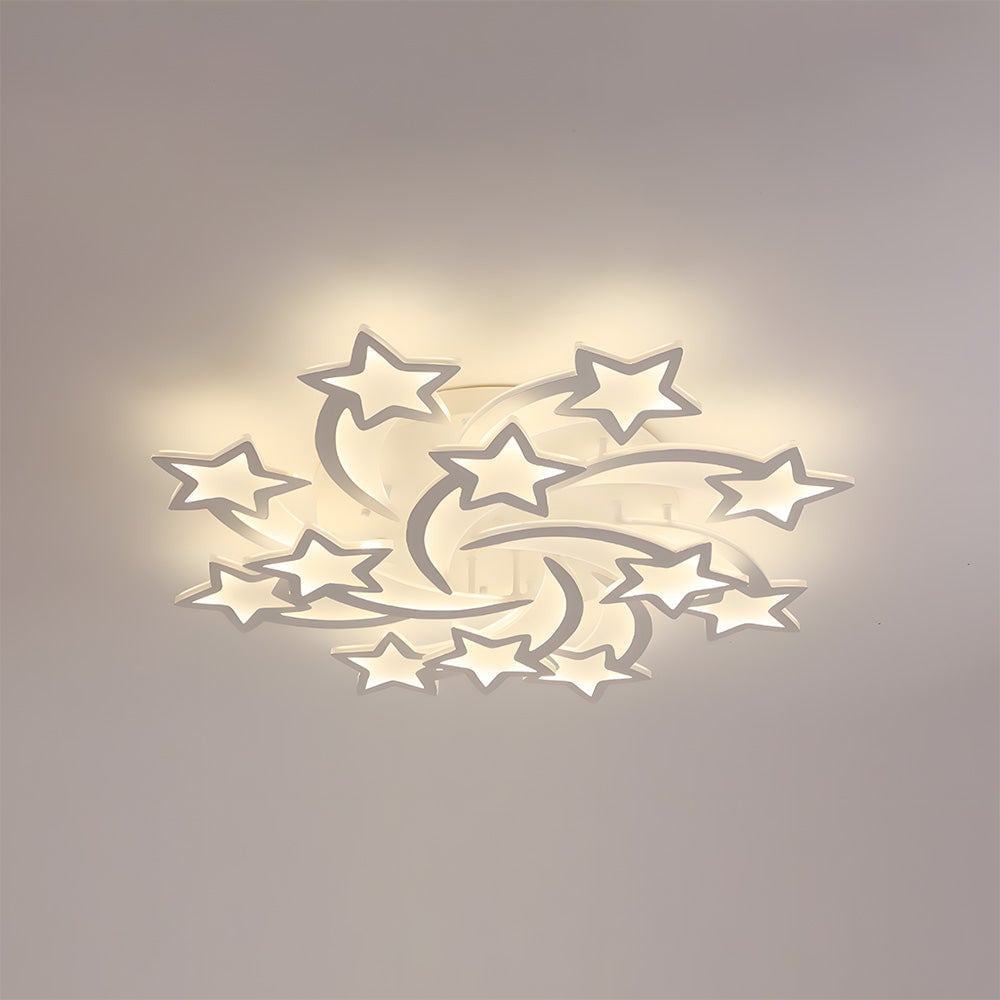 クリエイティブスターデザインリビングルームLEDシーリングライト