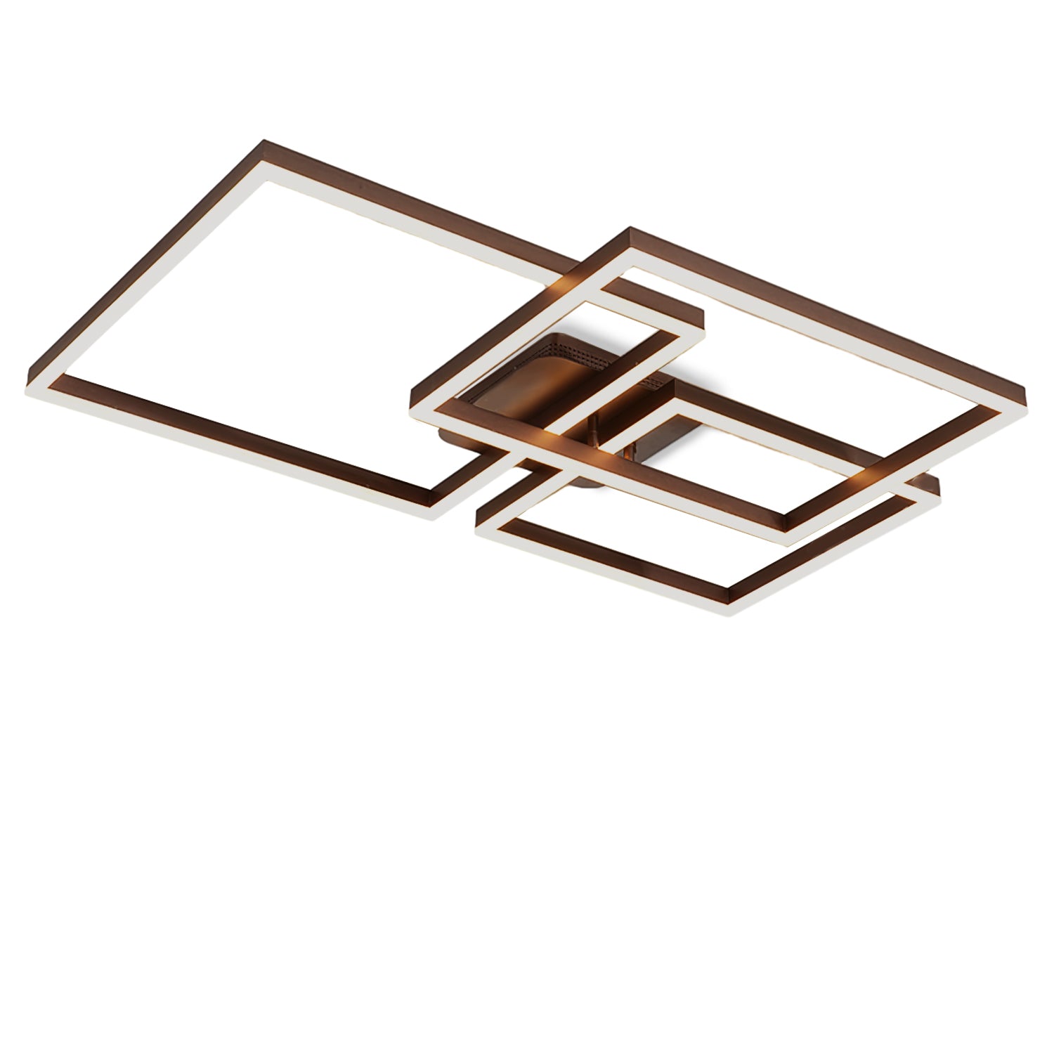 シンプルな幾何学模様の天井ランプ