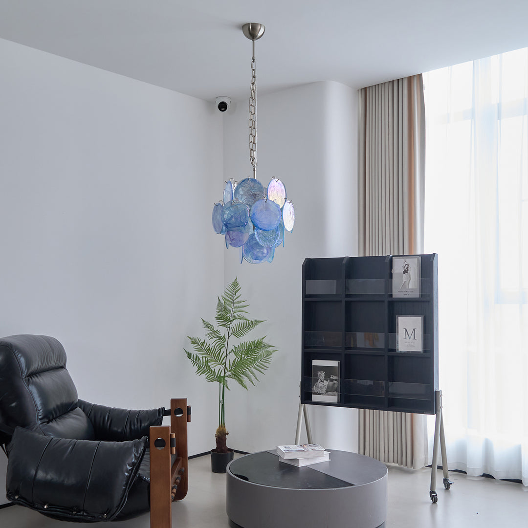 Loire Valley Glass Chandelier