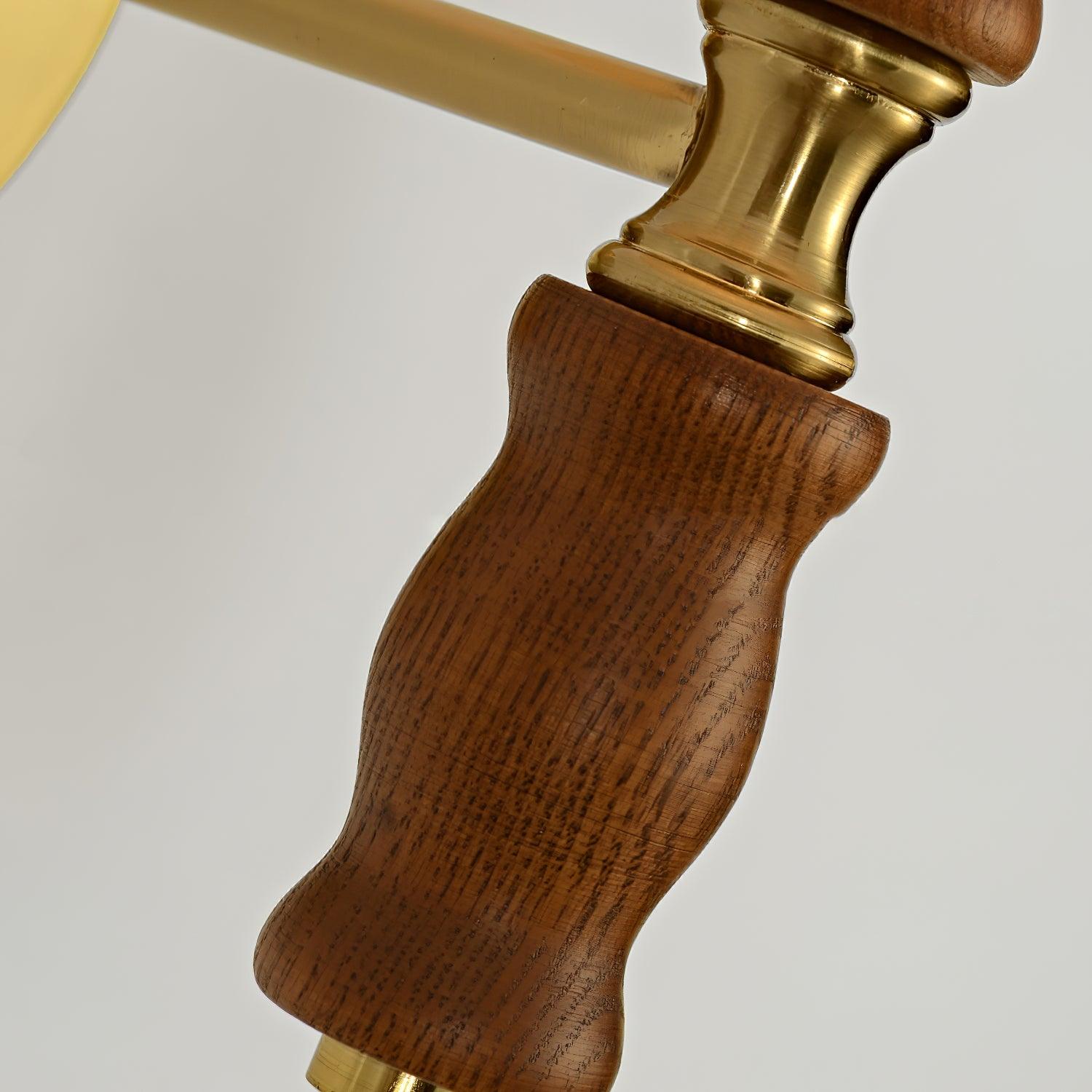 プリーツウォールナットウォールライト