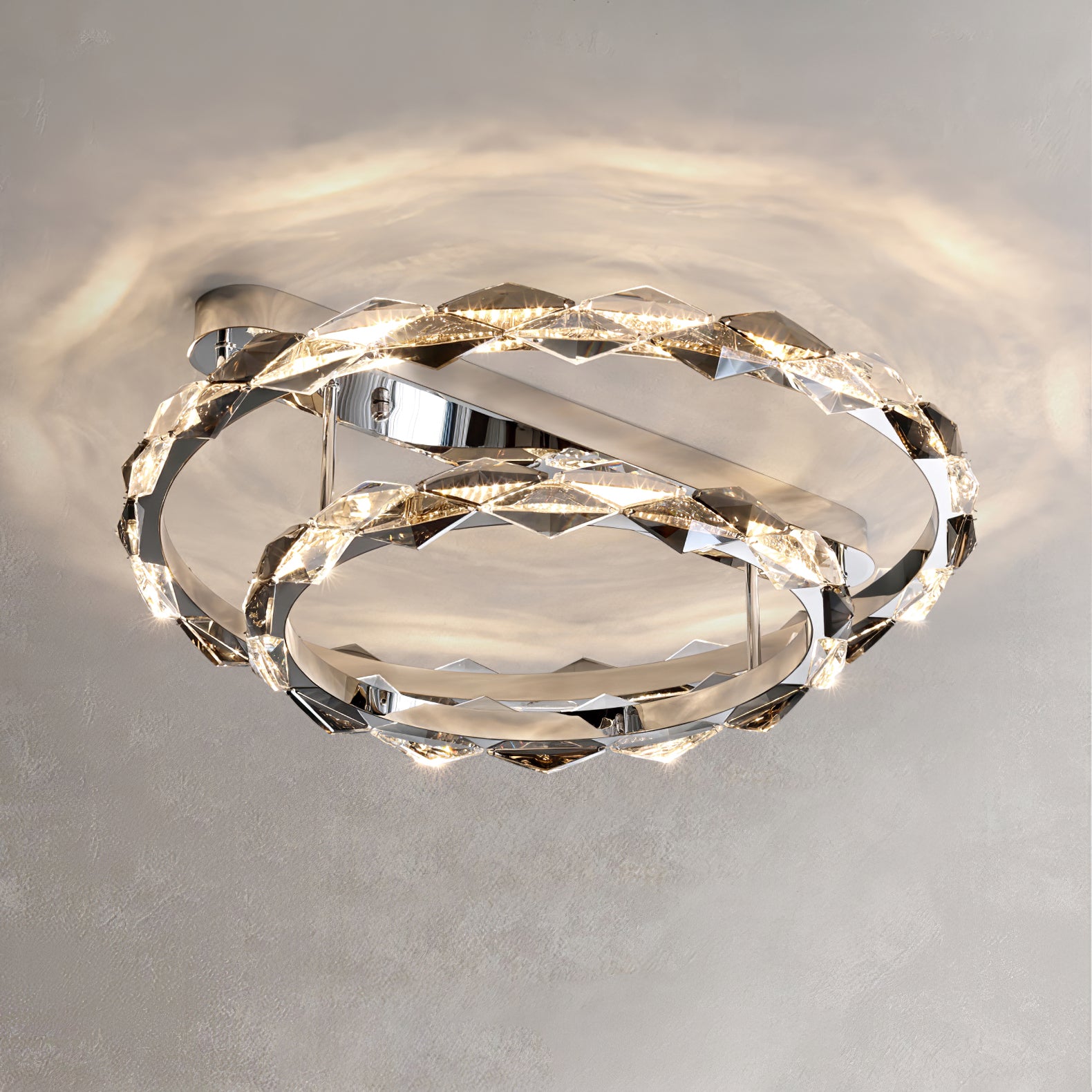 Rhombus Crystal Ceiling Lamp