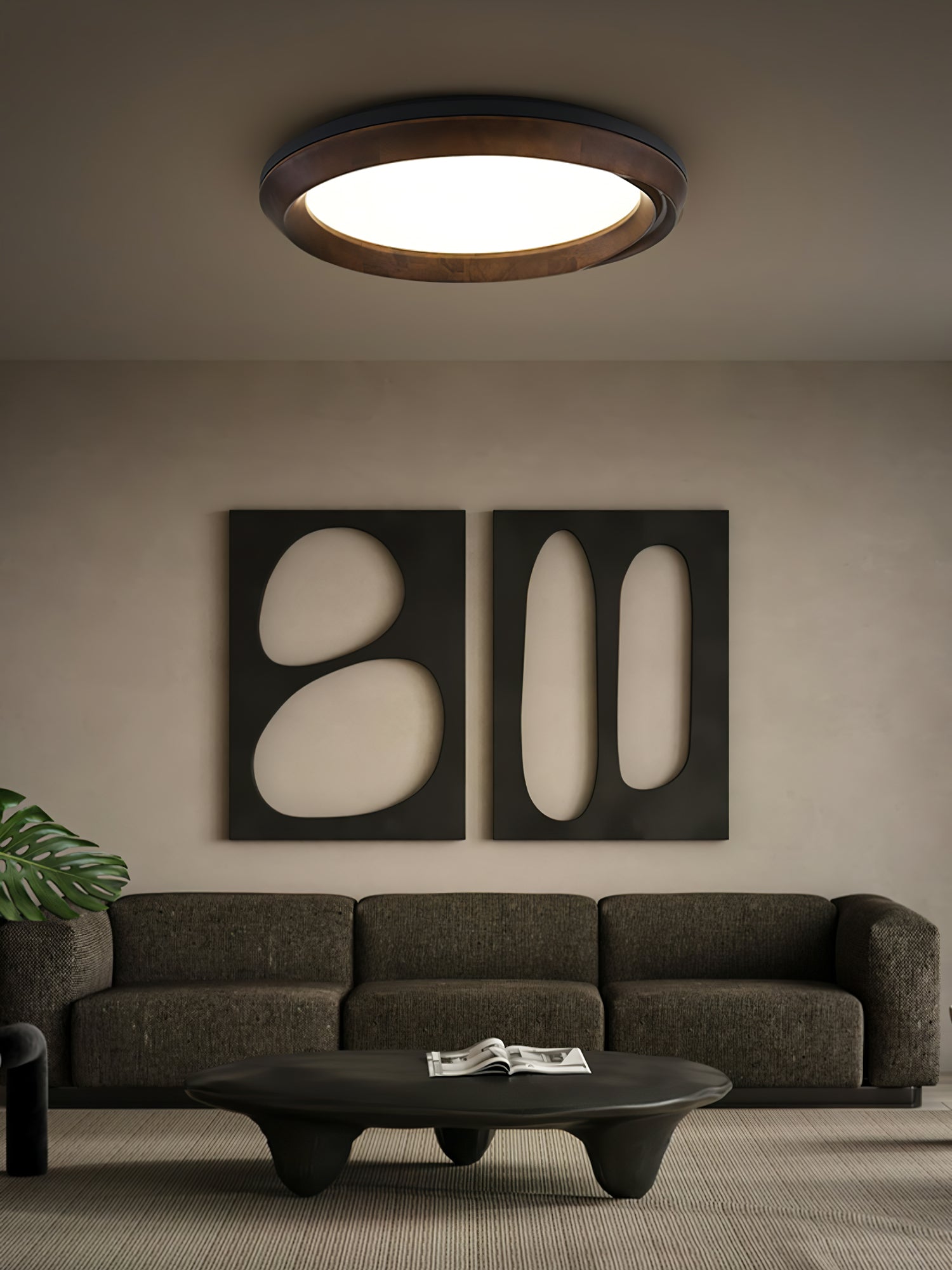 リップルウッドシーリングライト