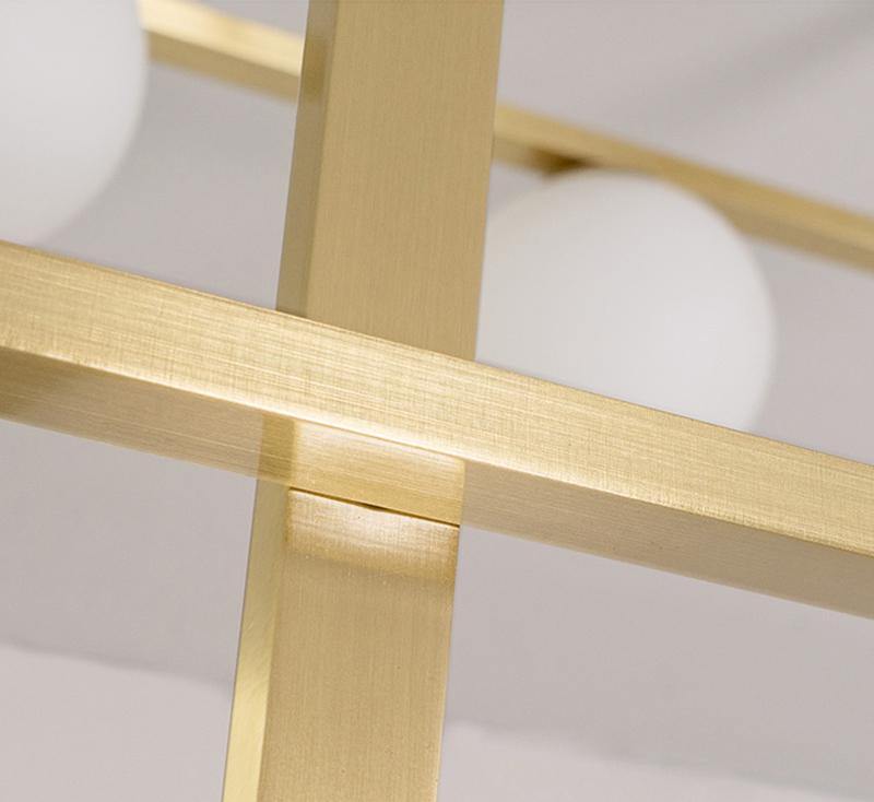 モンドリアンガラスシーリングライト