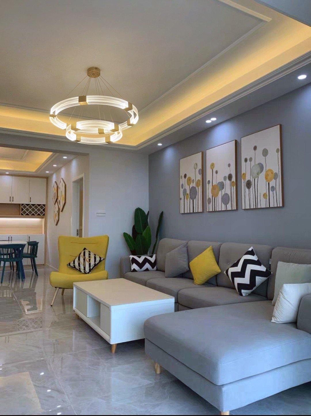 パラレルリングLEDシャンデリア