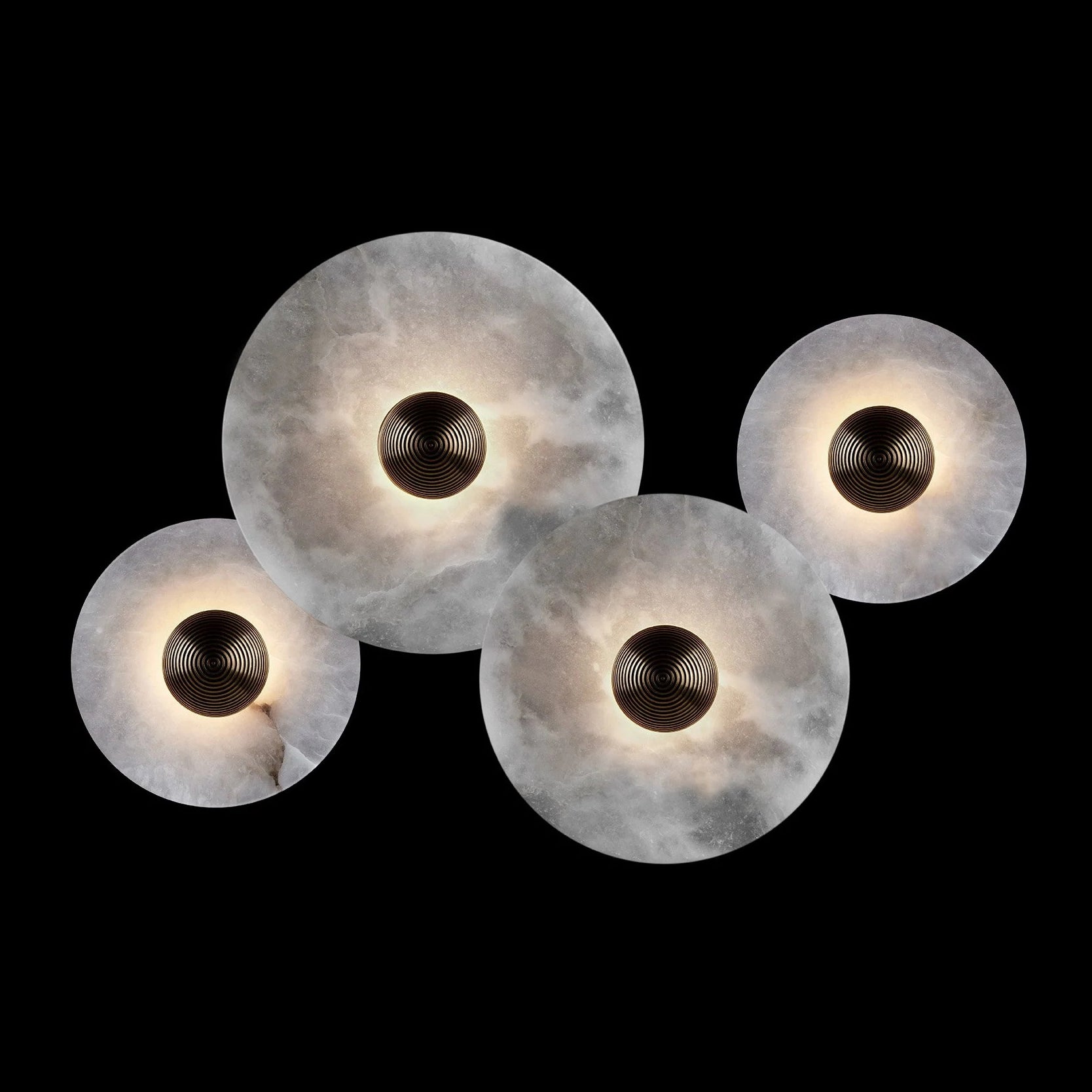 Alabaster Planes Sconce