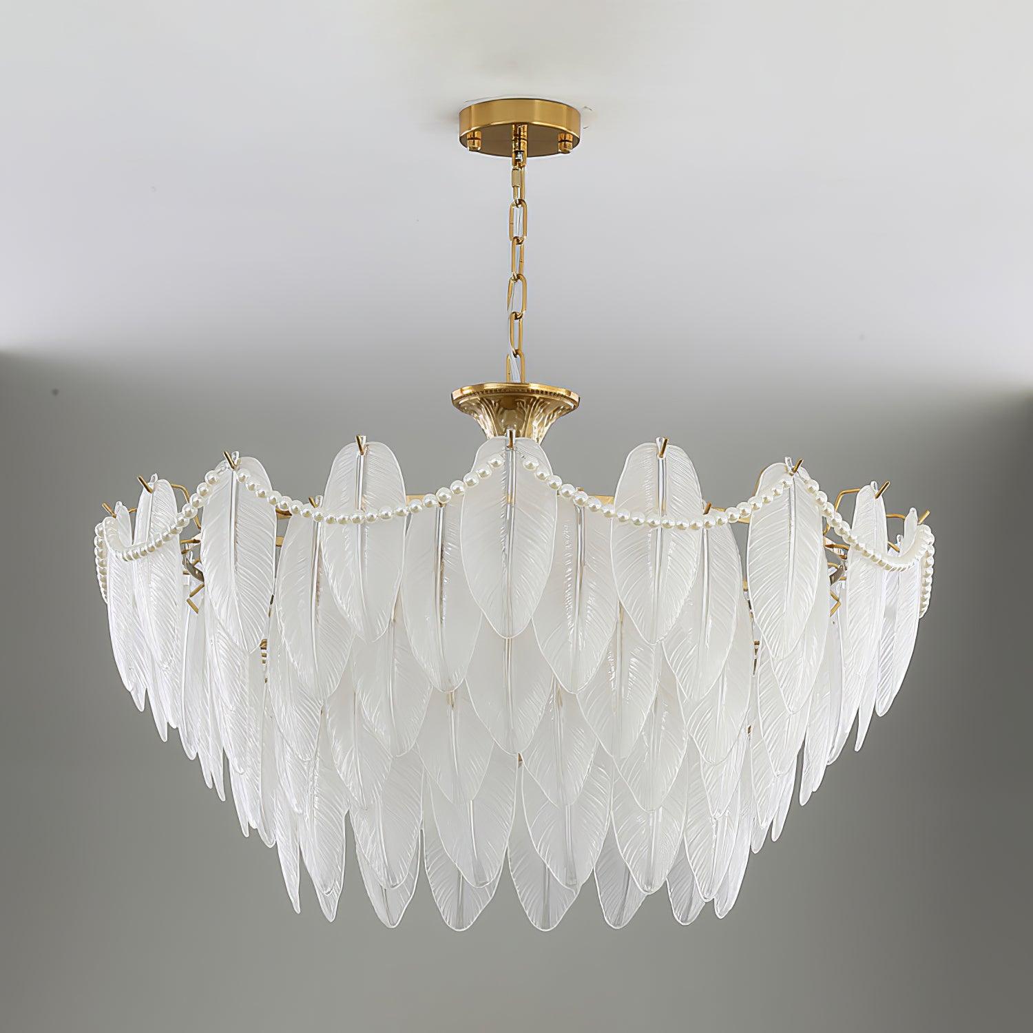 Crystal Feather Chandeliers