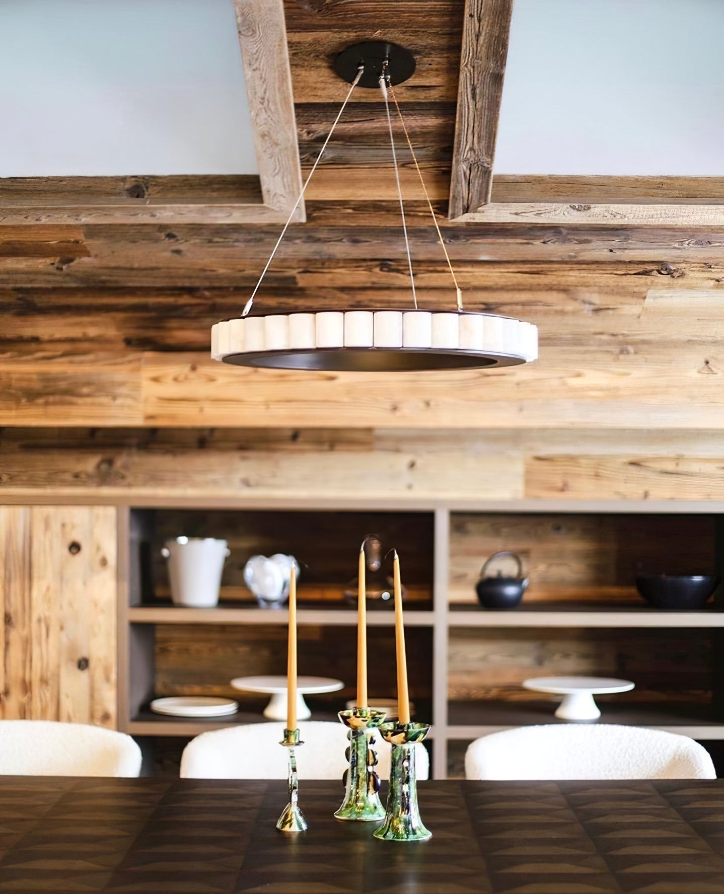 アバロンアラバスターシャンデリア