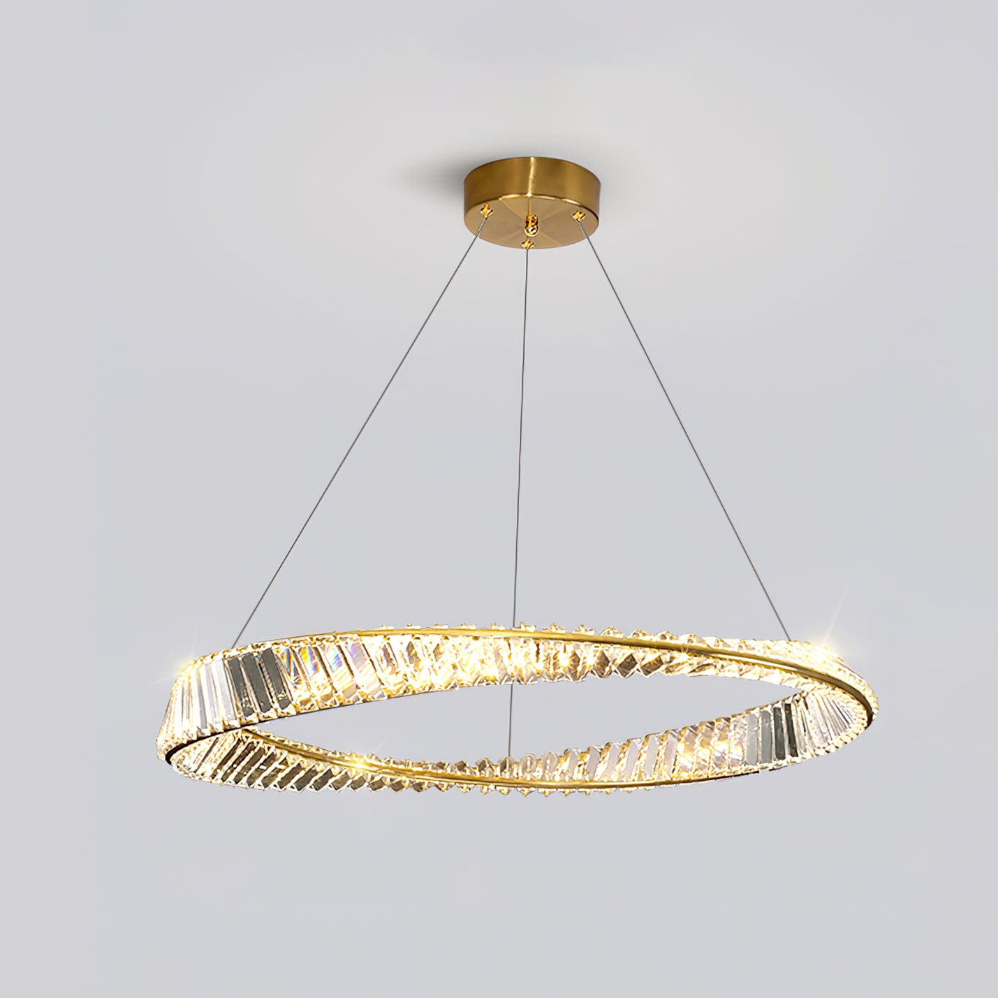 Ous クリスタル リング シャンデリア