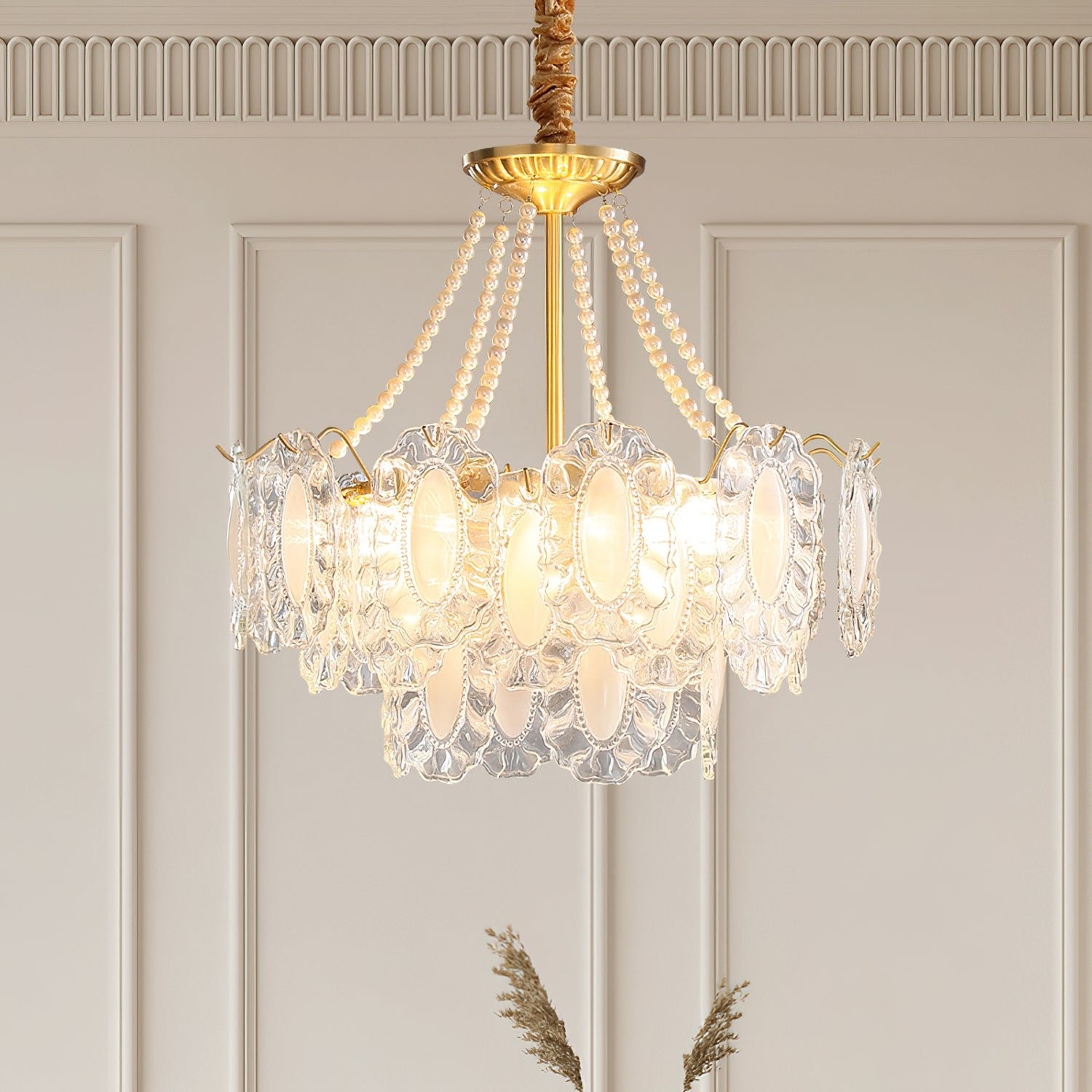 Nason Pearl Glass Chandelier