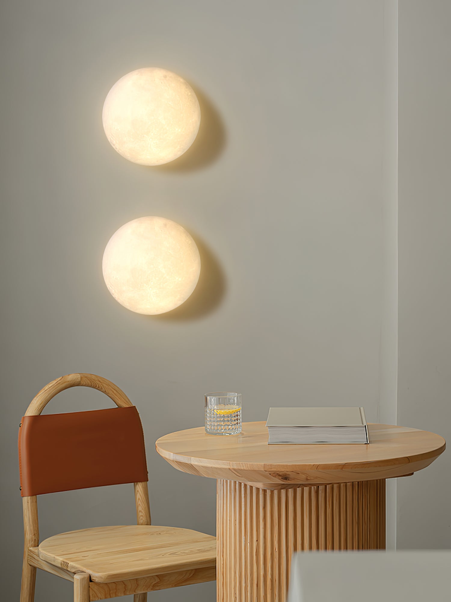 Hemisphere Moon Wall Lamp